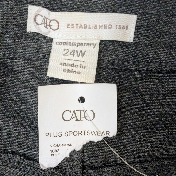 FINAL DAYS $5 Cato Sportswear Contemporary Grey Pants Size 24W CLOSET CLOSING - Picture 8 of 8